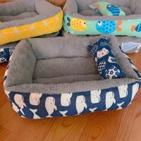 Cama De Peluche Para Mascotas Cama De Gato Con Almohada Cómoda Y Caliente Para Invierno Matrícula De Descanso Para Perros Y Gatos - details 8