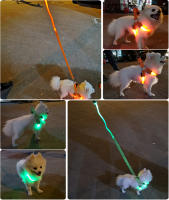 Arnes Ajustable Para Perro Con LED No Pull Nylon Brillante Para Pequeños Y Medianos Seguridad Nocturna Accesorios Para Mascotas - details 11