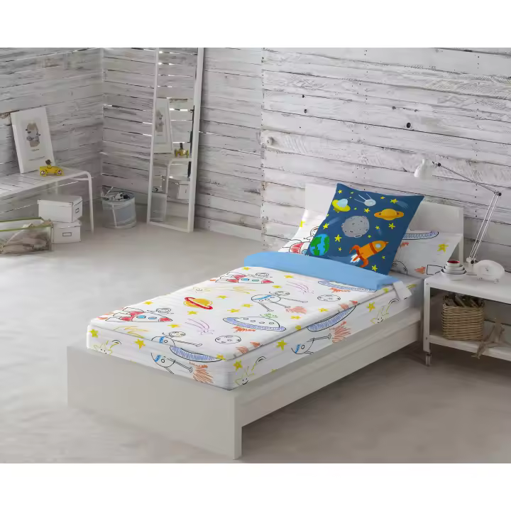 SACO NORDICO INFANTIL 100% ALGODÓN CON RELLENO LLUC B COOL KIDS FABRICADO EN ESPAÑA - 1
