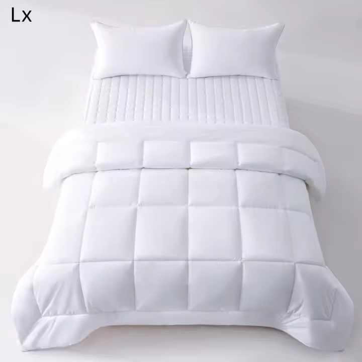 Relleno de Nordico Premium Blanco150*220cm 220*200cm 220*220cm 240*220cm  260x240cm, 270*270cm100% Poliéster, Fibra Ultra Suave de 250 g/m², Cubierta de Microfibra 90 gsm, Diseño Cuadrado Atemporal, Lavable, Fabricado en España, - 1