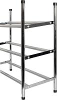 MAXELLPOWER Juego de 2 zapateros de 3 baldas, Organizador Zapatos, Zapatero metalico 3 baldas, estanteria Zapatos, Zapatero Entrada recibidor 62x23x51cm Cada Zapatero - details 4