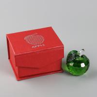 Pisapeles de Cristal, Manzana Verde, 40mm, figura de Cristal coleccionable, decoración para Bodas y Hogar. - details 3