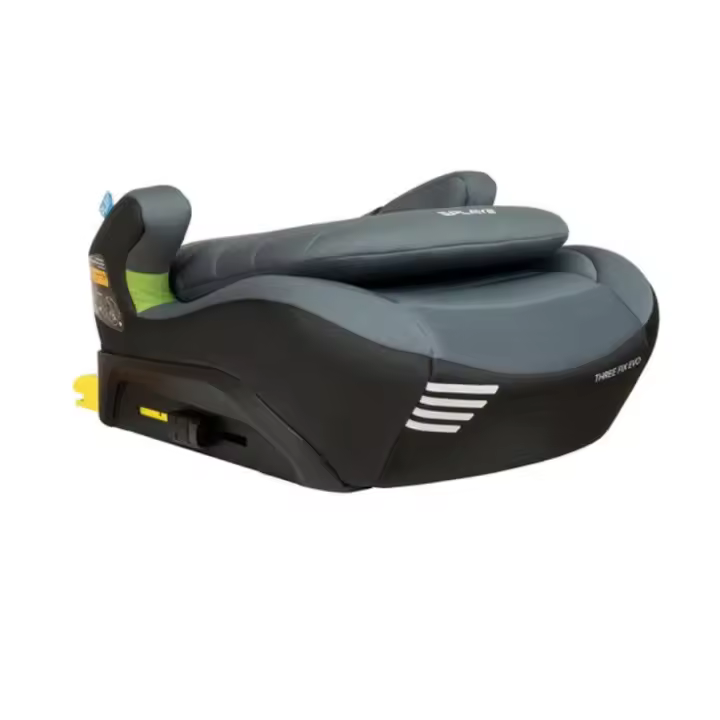 Silla de auto Play THREE FIX EVO, homologada bajo normativa ECE-R 129, para niños de 125 a 150 cm, con diseño DARK WING y sistema de seguridad avanzada. - 1