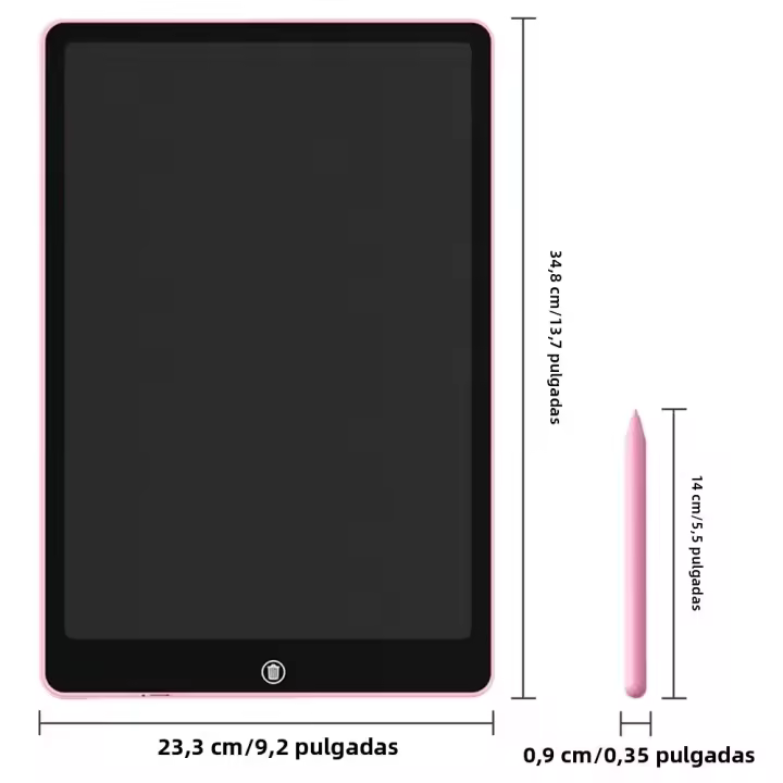 Tablet De Escritura LCD De 16 Pulgadas Para Niños Dibujo Tablero De Borrado Colorido Graffiti Libro De Dibujo Juguetes Para Escritura - 1