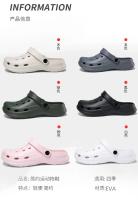 Sandalias De Verano Para Hombres Y Mujeres Tallas Grandes 46 47 48 Zapatos De Jardín Para El Hogar Y Playa Clogs De EVA Cómodos Y Transpirables - details 6