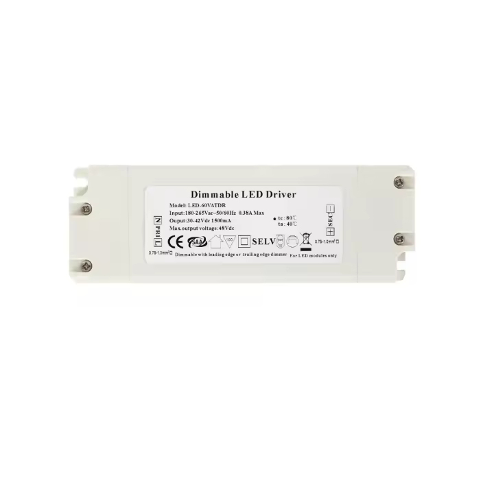 Ledkia Driver Regulable TRIAC 220-240V No Flicker Salida 30-42V 1500mA 65W Regulable TRIAC - 1