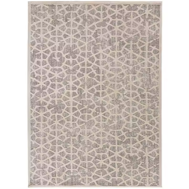 ATTICGO Alfombra de Interior Estilo Geométrico en Beige - PAULA 1271 | 80X150, 140X200, 160X230 cm - 1