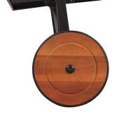 vidaXL Tumbona ajustable de madera maciza de acacia y patas de acero Sillas de Exterior Ideal para jardín, playa, piscina, terraza Tumbona Piscina Tumbonas Playa Tumbonas Jardín Exterior - details 3