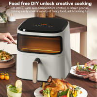 Freidora de Aire 6.5L Gran Capacidad, Horno de Aire Multifunción, Apto para Lavavajillas, Pantalla LED Táctil, Libre de BPA,1200W - details 6