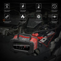 Cargador De Batería Automático Inteligente 12V/24V Para Coche Con Reparación De Pulso Para AGM Gel Ácido Plomo Carga 7 Segmentos - details 29