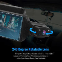 Cámara De Grabación Para Coche USB 2.0 DVR Dash Recorder HD 1080P Dual Camera Con G-Sensor Pantalla Táctil De 3 Pulgadas - details 9