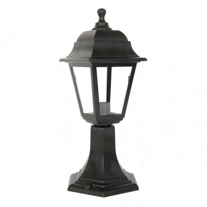 FABRILAMP Farol Sobremuro Exterior Albahaca Negro Policarbonato 41,5x16,5d - 1