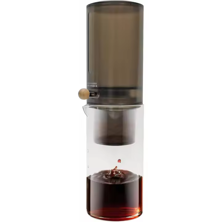 5oz/ 450mL, cafetera de Goteo con flujo de Agua ajustable, de Maple Filter inoxidable para infusión en Frío para el hogar y la Oficina - 1