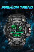 Reloj Deportivo De Lujo SANDA G-Style Militar LED Digital Para Hombre Resistente Al Agua Cuarzo Reloj De Pulsera Con Pantalla Analógica Y Digital - details 0