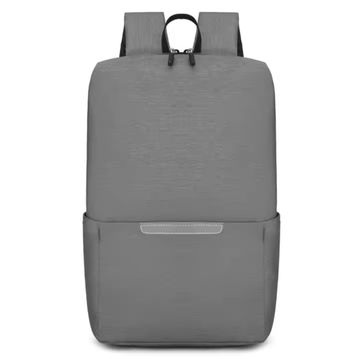 Mochila Pequeña Impermeable Para Hombres Y Mujeres Capacidad Grande Estilo Casual Para Escuela Viaje Y Adolescentes Color Sólido - 1