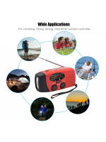 Radio De Meteorología Solar Y De Mano Con Cargador De Sol Y Batería De 1200 mAh AM/FM/NOAA Power Bank Para Emergencias Al Aire Libre - details 8