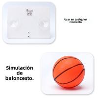 Anillo De Baloncesto Interior Para Niños Y Niñas Con 2 Bolas Juguetes De Ventosa Para Puerta Y Habitación Hoja De Repaso - details 7