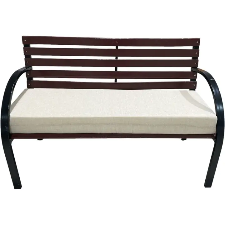 TIENDA EURASIA - Cojin Banco de Exterior, Funda de Loneta con Cremallera Lavable, Relleno de Esponja de Alta Densidad y Grosor - 1