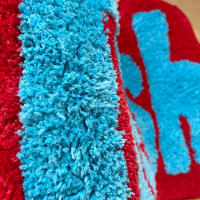 Carpetea De Suelo Moderna Y Trendy Tufted Para Dormitorio Sala De Estar Antideslizante Impermeable Y Resistente Al Desvanecimiento Rug De Decoración Para Cloaca Y Vestíbulo - details 0