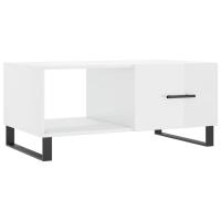 Vidaxl Mesa de Centro de Madera Contrachapada 90x50x40 Cm Blanco - details 6