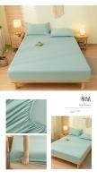 Sábana De Lujo Para Doble Cama 2 Personas Funda De Sábanas Elástica Cubierta De Sábanas Para Cama Queen King 120/150/180/220x200 Linen De Adultos - details 10