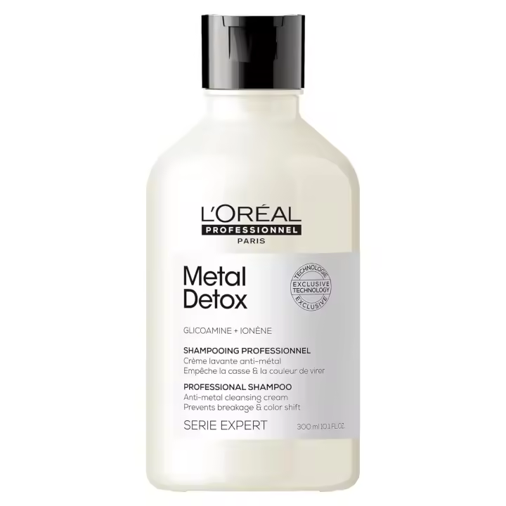 L'Oréal Professionnel Metal Detox Champú. Elimina las partículas de metal que crean un riesgo de rotura y resultados de color no esperados. - 1
