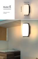 Lámpara De Pared LED Con Sensor De Movimiento AC85-265V ABS Impermeable Luz De Interior Y Exterior Para Iluminación De Pasillos En El Hogar - details 12