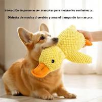 Juguete De Peluche Para Perros Booteely Companion Dormido Pato Resistente a Mordidas Alivio De Masticar Sonido De Mordida Adecuado Para Mascotas - details 6
