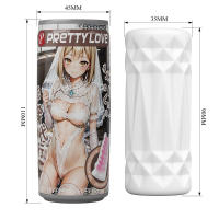 PRETTYLOVE Masturbador Hombre Manual en Lata 3D Juguetes sexuales masculino - details 1