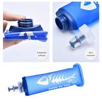Bolsa de agua plegable, portátil, ultraligera, de TPU suave, con pistón, para deportes al aire libre, senderismo, camping. - details 2