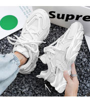 Zapatos De Correr Casuales Para Hombre Blanco Versátil Cómodo De Alta Calidad Plataforma Deporte Cuatro Estaciones Transversal - details 3