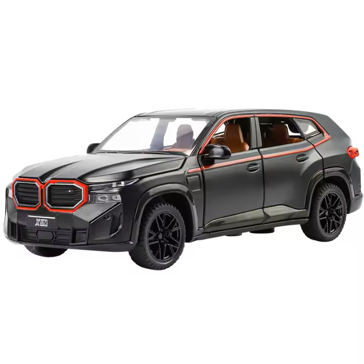 Coche De Juguete De Aleación De Metal XM a Escala 1:32 Con Luces Brillantes Y Sonidos Realistas Para Niños Modelo De Carreras Soñado - 1