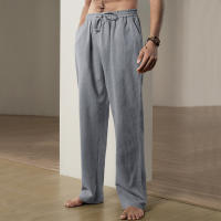 Pantalones deportivos casuales sueltos de lino transpirables de hip-hop para hombre de nueva tendencia de primavera y verano - details 32