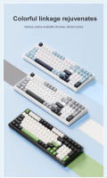 Teclado Mecánico AULA F99 Bluetooth 5.0/2.4G Wireless/Wired 99 Teclas Teclado De Juego Personalizable Montado En Ganchos Para Escritorio Y Laptop - details 2