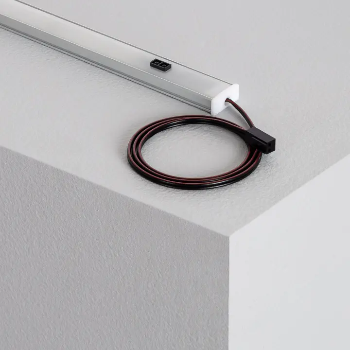 Ledkia Perfil con Tira LED New Aretha 1000mm 12W con Interruptor Sin Contacto 4000K Blanco Neutro - 1