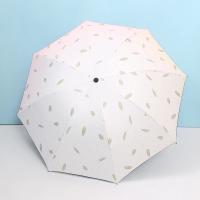 Parasol Portátil De Protección UV Resistente Al Viento Mini Sombrilla Negra Gruesa Para Proteger Del Sol Y Lluvia Móvil Al Aire Libre - details 6