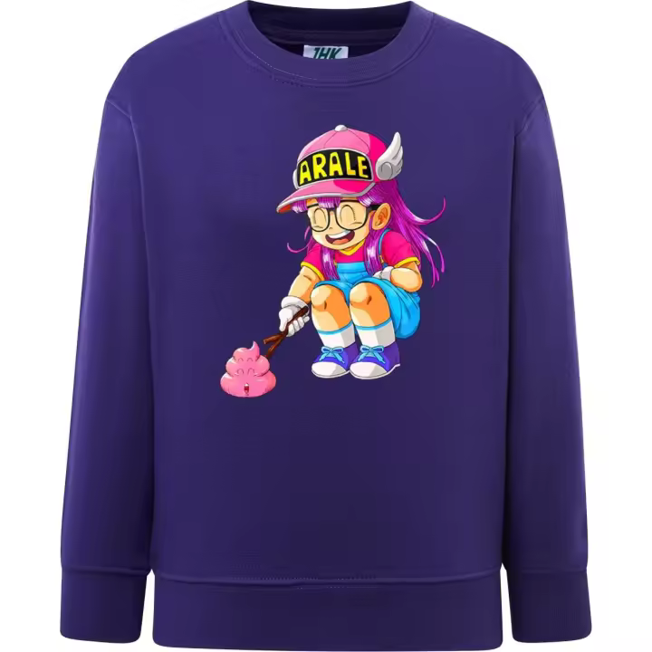 Sudadera de niño sin capucha - Arale - Marca JHK - Algodón /Poliéster - Cuello Redondo - 1