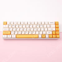 XDA PBT Keycaps Conjunto De 140 Teclas Para Teclado Mecánico De Juego Coreano Japonés Inglés Dye Sub Honey Milk Compatible Con 61/64/68/84/75/87/96/104 Teclas - details 6