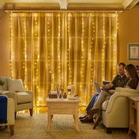 Guirnalda De Luces LED Para Ventanas 6x3M/3x3m Con Control Remoto Y Alimentación USB Decoración Navideña Para Hogar Y Jardín - details 15