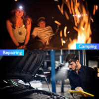 Lámpara Frontal LED De 9 Luces Fuertes Recargable Por USB Con Sensor De Movimiento Luz Portátil Para Pesca Camping Actividades Al Aire Libre - details 12