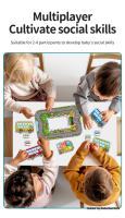 Juego De Tablero Educativo Para Niños Animal Bus Stop Juguete De Educación Temprana Y Cognitiva De Transporte Rompecabezas De Papel Unisex - details 8