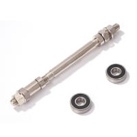 Juego De Eje Del Hub De Rueda Frontal Y Trasera Para Bicicleta De Montaña 140mm 180mm Con 2 Rodamientos Accesorios De Ciclismo - details 5