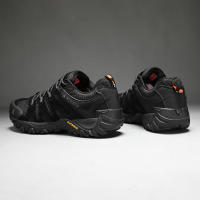 Zapatos De Senderismo Para Hombre HIKEUP Suela De Goma Resistente a La Ruptura Transpirables Impermeables Cuero Sintético Mesh Talla 40-45 Color Negro Kaki Gris - details 37