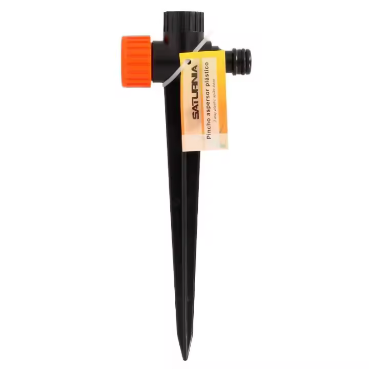 Pincho para aspersor plastico saturnia con racord manguera - 1