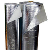 Aislante Térmico Reflexivo 100% aluminio y burbujas (ancho 1,20m) para frío y calor. Uso en viviendas, caravanas, furgonetas, trasteros, garajes... Antihumedades - details 6