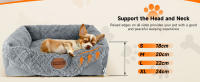 Nobleza - Cama Perros Cama para Perro Lavable con Fondo Antideslizante Cama para Mascotas de Felpa Suave y Mullida - details 2