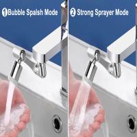 Cabezal De Rociador Universal De Metal 1080° Con Adaptador 22/24mm Extensor De Grifo Para Fregadero Aerador Burbuja Para Grifo De Cocina - details 3