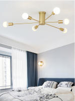 Modern Sputnik Ceilin Ganchillo Lámpara Colgante Satellite Iluminación Fuente De Luz Decorativa Para Sala De Estar Y Comedor Material De Hierro - details 16