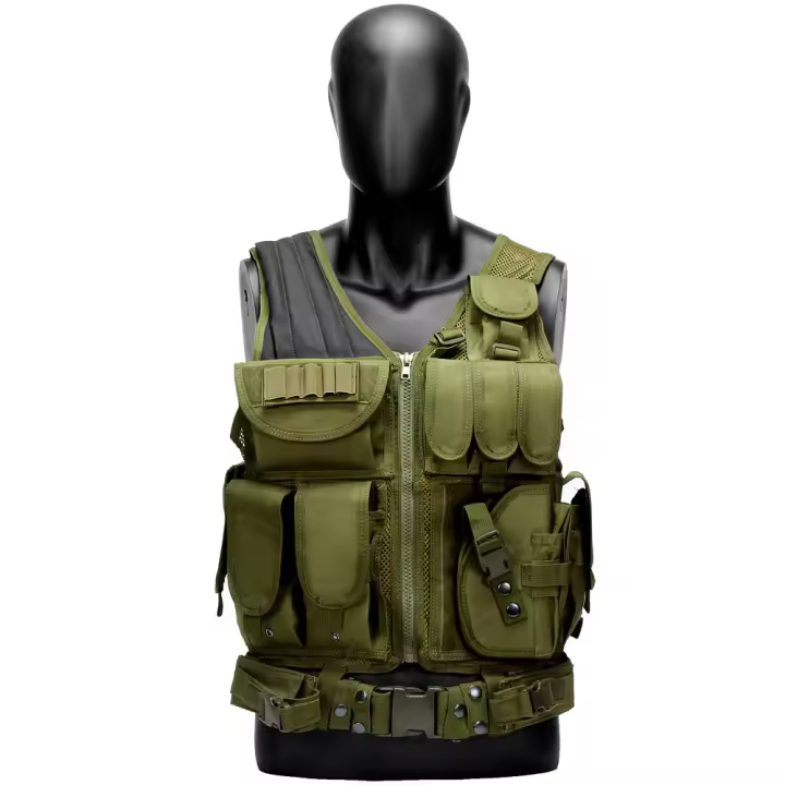 Chaleco Táctico Outdoor, Malla Antibalas, Transpirable, Equipo de Protección. Adecuado para Rol - 1