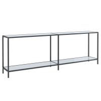 Vidaxl Mesa Consola Vidrio 220x35x75,5 Cm Transparente - details 0